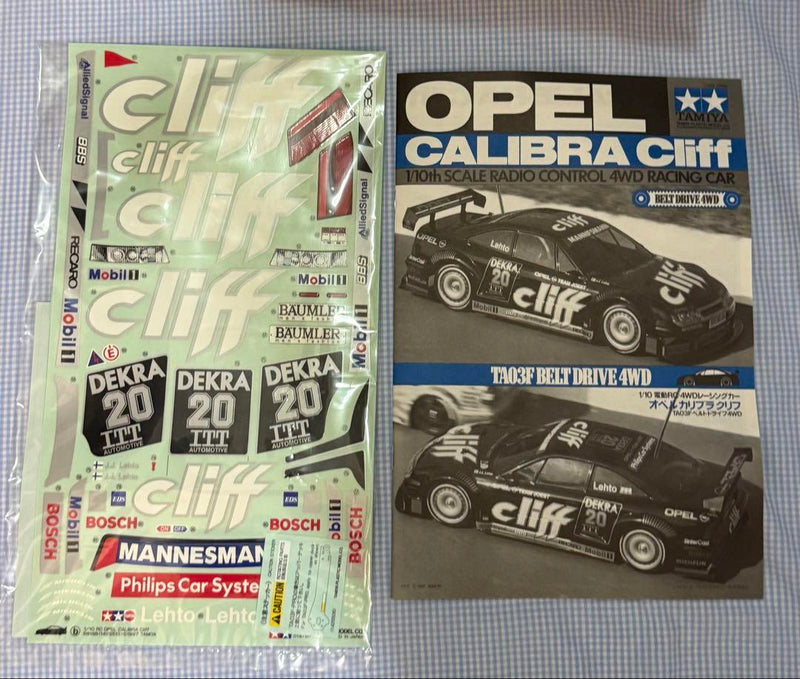 Load image into Gallery viewer, Used Tamiya Opel Calibra Cliff 1/10 4WD RC Car Kit Unused 58183