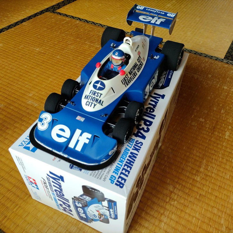 Chargez l'image dans la visionneuse de la galerie, Used Tamiya Tyrrell P34 1977 Argentine GP Assembled RC Car with 2.4G Radio
