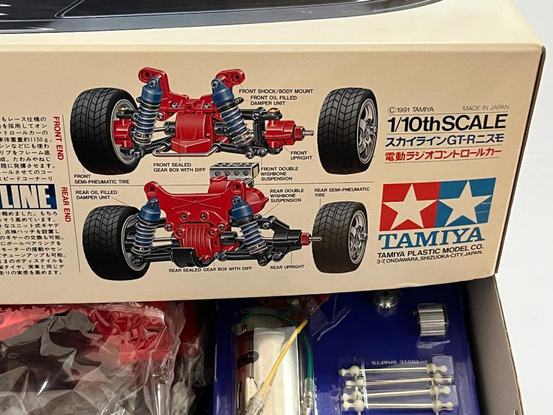 Load image into Gallery viewer, Used Tamiya 1/10 Nissan Skyline GT-R Nismo R32 TA01 Kit Unassembled Vintage 1991