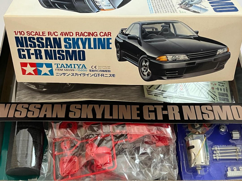 Load image into Gallery viewer, Used Tamiya 1/10 Nissan Skyline GT-R Nismo R32 TA01 Kit Unassembled Vintage 1991