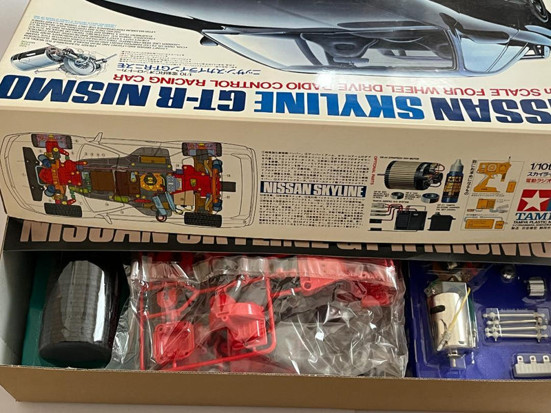 Load image into Gallery viewer, Used Tamiya 1/10 Nissan Skyline GT-R Nismo R32 TA01 Kit Unassembled Vintage 1991