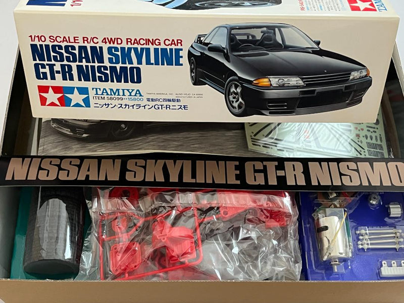 Load image into Gallery viewer, Used Tamiya 1/10 Nissan Skyline GT-R Nismo R32 TA01 Kit Unassembled Vintage 1991