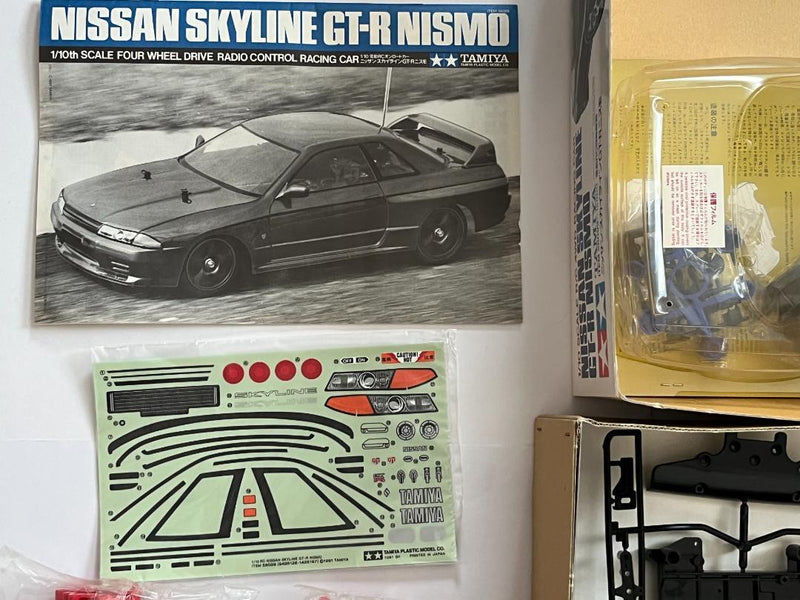 Load image into Gallery viewer, Used Tamiya 1/10 Nissan Skyline GT-R Nismo R32 TA01 Kit Unassembled Vintage 1991