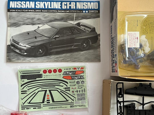 Used Tamiya 1/10 Nissan Skyline GT-R Nismo R32 TA01 Kit Unassembled Vintage 1991