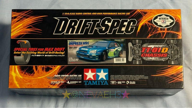 Chargez l'image dans la visionneuse de la galerie, Used Tamiya Subaru Impreza WRC Monte Carlo 85 TT-01D Drift Spec 1/10 Kit Unused