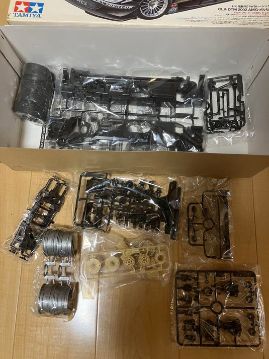 Used Tamiya 1/10 CLK-DTM 2002 AMG Mercedes Unassembled Kit