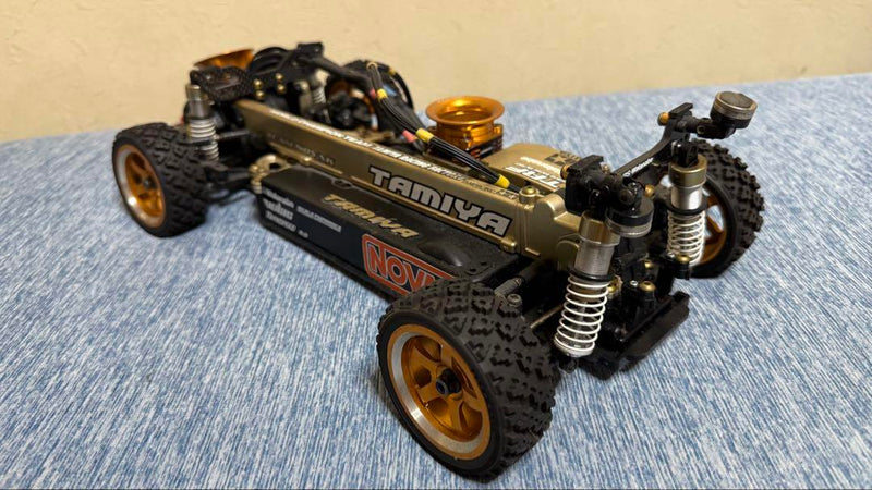 Chargez l'image dans la visionneuse de la galerie, Used Tamiya XV-01 Assembled Chassis with Electronics & Lancia Delta Unpainted Body