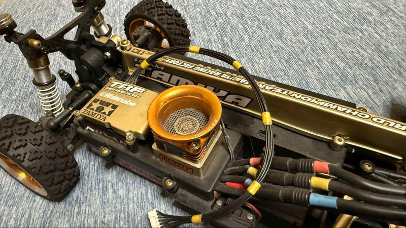 Chargez l'image dans la visionneuse de la galerie, Used Tamiya XV-01 Assembled Chassis with Electronics & Lancia Delta Unpainted Body