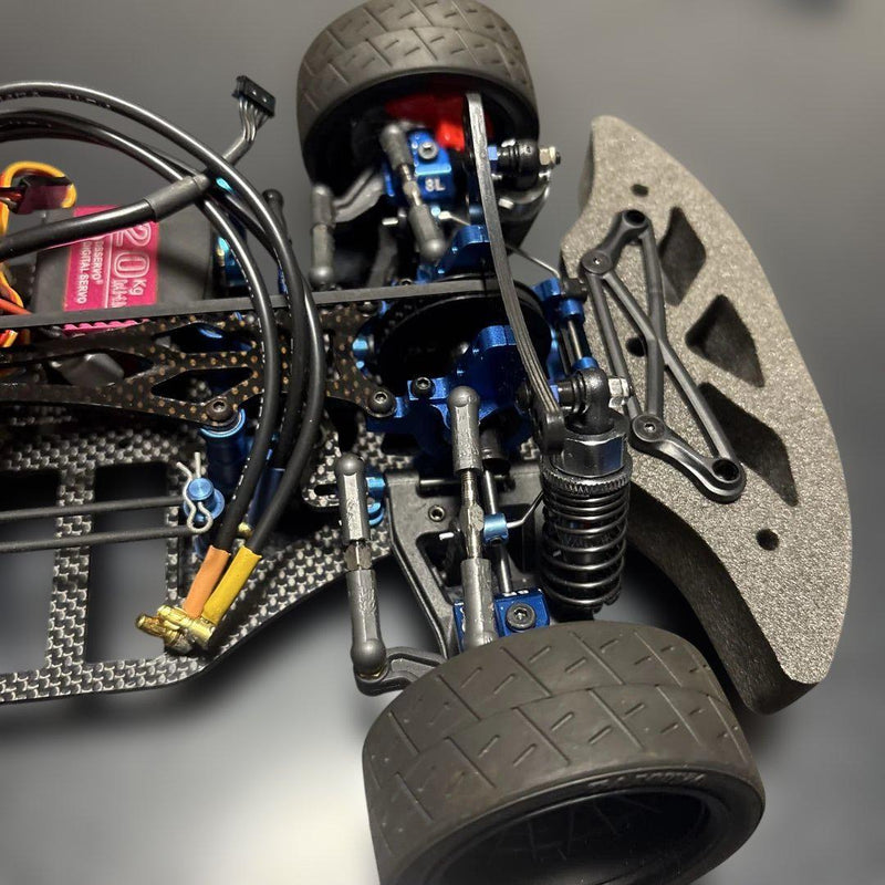 Carica immagine in Galleria Viewer, YOKOMO MR-4TC BD Carbon Drift Chassis Mercedes AMG GT Body Used Once - Used