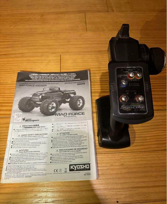 Used Kyosho 1/8 Scale Engine Powered RC Buggy Assembled with Transmitter