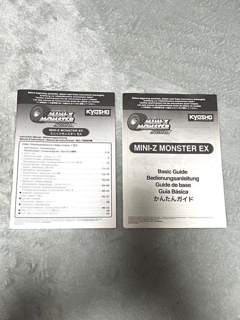 Load image into Gallery viewer, Used Kyosho Mini-Z Monster Set with Mad Killer & Mad Force Bodies & KT18 Radio