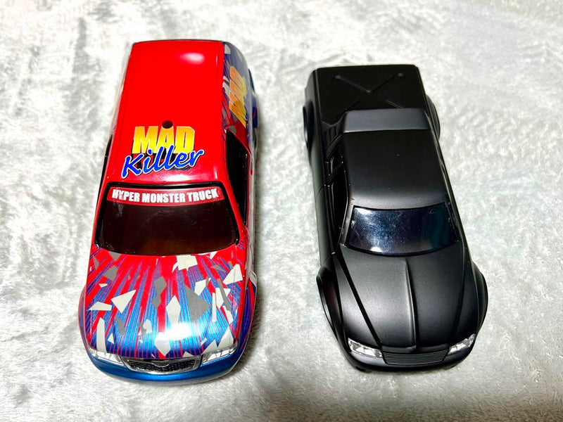 Load image into Gallery viewer, Used Kyosho Mini-Z Monster Set with Mad Killer & Mad Force Bodies & KT18 Radio