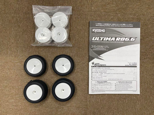 Used Kyosho Ultima RB6.6 Assembled with Tires Wheels & Pinion Gear