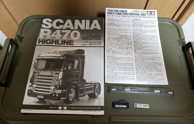 Load image into Gallery viewer, Used Tamiya 1/14 Scania R470 Highline Metallic Special Assembled Truck