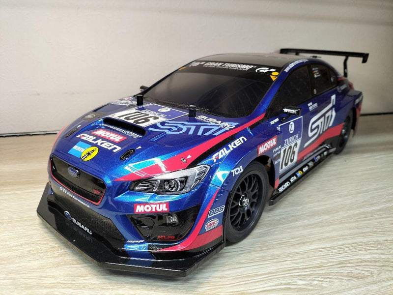 Load image into Gallery viewer, Used Tamiya 1/10 XB Subaru WRX STI NBR Challenge TT-02 Assembled Used