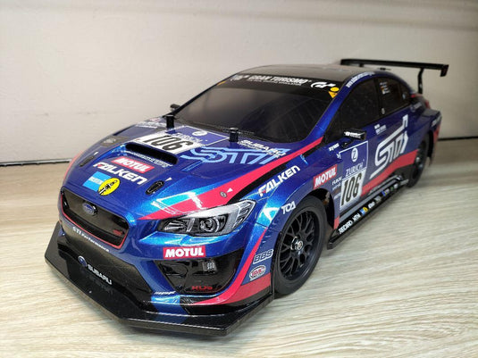 Used Tamiya 1/10 XB Subaru WRX STI NBR Challenge TT-02 Assembled Used
