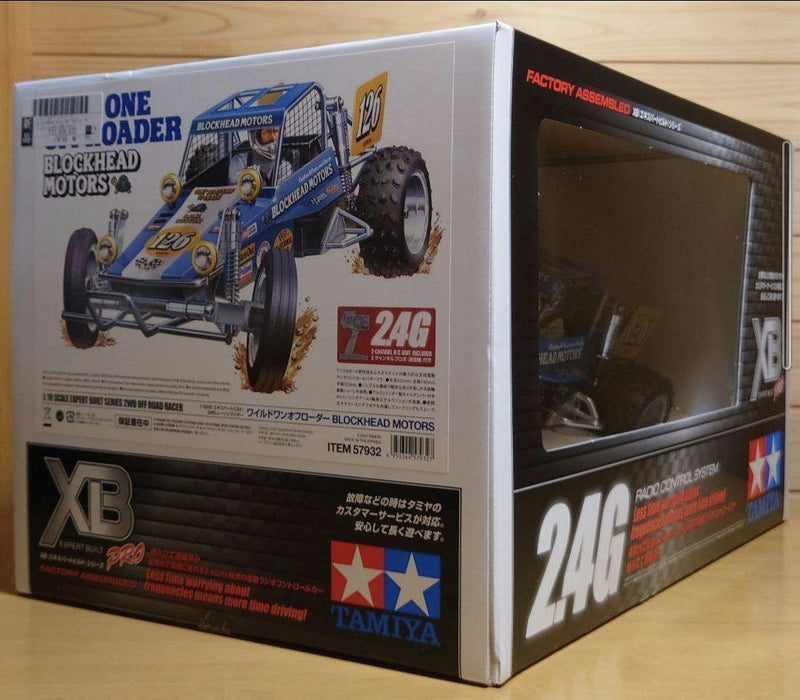 Chargez l'image dans la visionneuse de la galerie, Used Tamiya XB Wild One Off-Roader Blockhead Motors Assembled with LED Light Kit