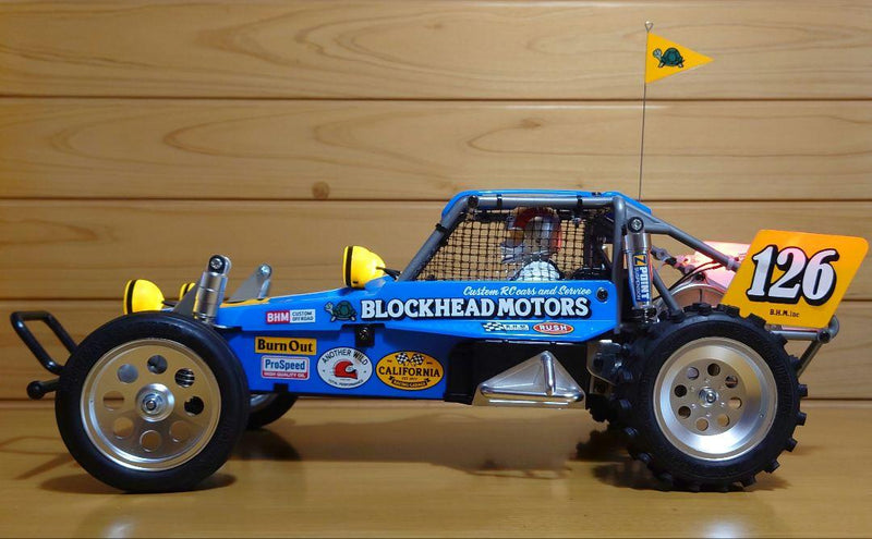 Chargez l'image dans la visionneuse de la galerie, Used Tamiya XB Wild One Off-Roader Blockhead Motors Assembled with LED Light Kit