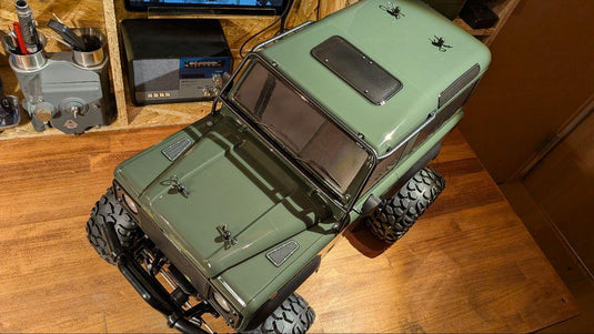 Used Tamiya CR01 Defender 90 Custom 4WS Spec Unused Assembled Car