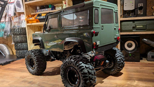 Used Tamiya CR01 Defender 90 Custom 4WS Spec Unused Assembled Car