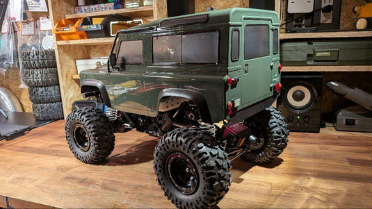 Used Tamiya CR01 Defender 90 Custom 4WS Spec Unused Assembled Car