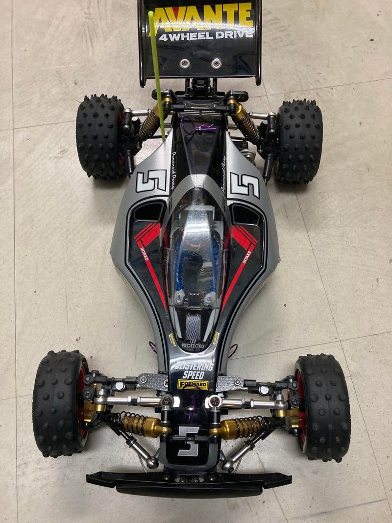 Load image into Gallery viewer, Used Tamiya 1/10 Avante 2011 Black Special Full Set RC Car Battery Required
