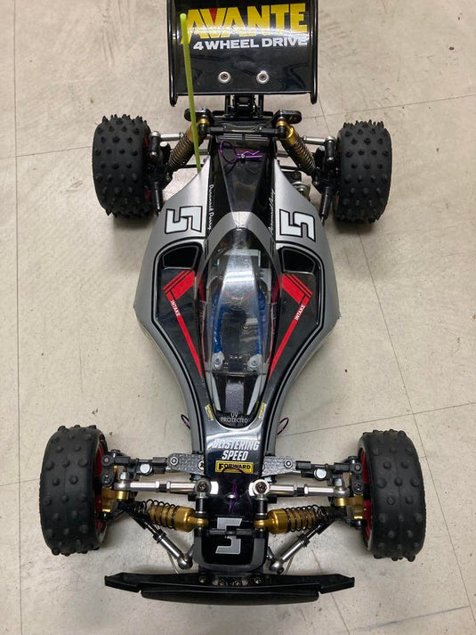 Used Tamiya 1/10 Avante 2011 Black Special Full Set RC Car Battery Required