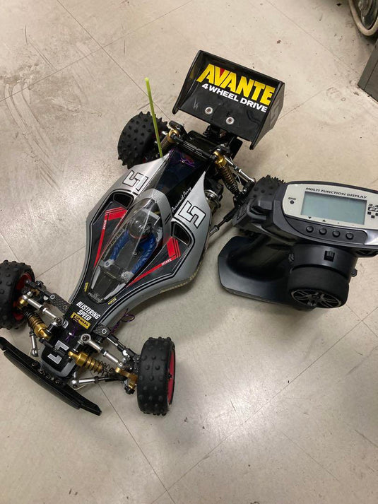 Used Tamiya 1/10 Avante 2011 Black Special Full Set RC Car Battery Required