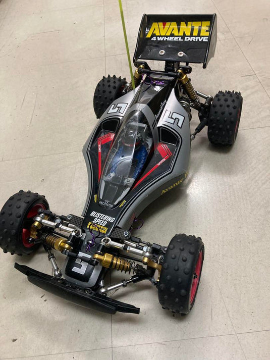 Used Tamiya 1/10 Avante 2011 Black Special Full Set RC Car Battery Required