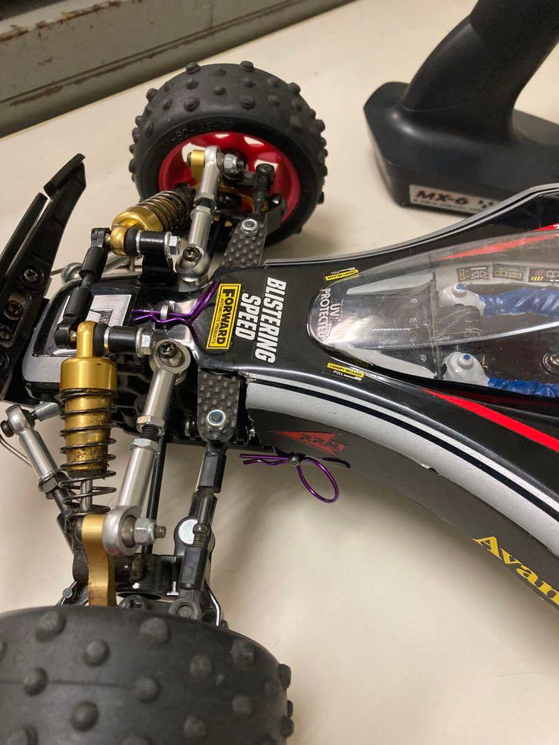 Load image into Gallery viewer, Used Tamiya 1/10 Avante 2011 Black Special Full Set RC Car Battery Required