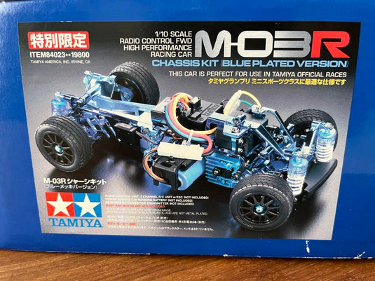 Used Tamiya M03R Chassis Kit Special Limited Blue Plated Version New Unopened