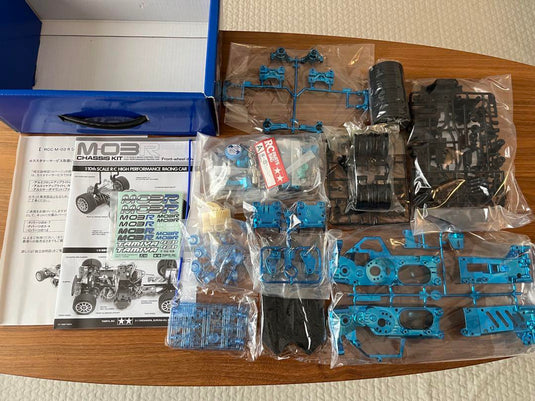 Used Tamiya M03R Chassis Kit Special Limited Blue Plated Version New Unopened