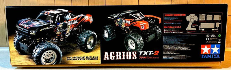 Load image into Gallery viewer, Used Tamiya 1/10 Agrios TXT-2 4x4 Monster Truck Kit Unopened with Bonus Motor