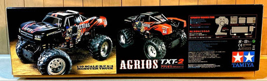 Used Tamiya 1/10 Agrios TXT-2 4x4 Monster Truck Kit Unopened with Bonus Motor