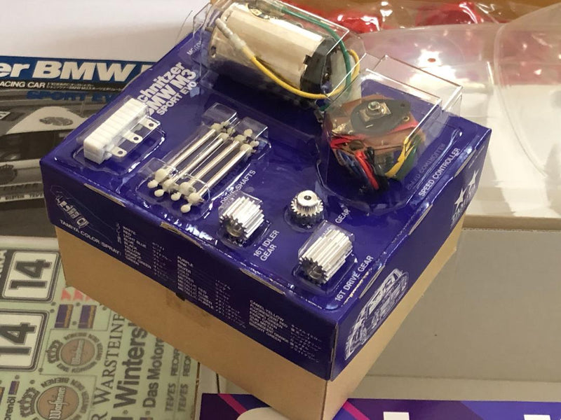 Load image into Gallery viewer, Used Tamiya 1/10 Schnitzer BMW M3 Sport Evo. TA01 Kit Unassembled Vintage 1992
