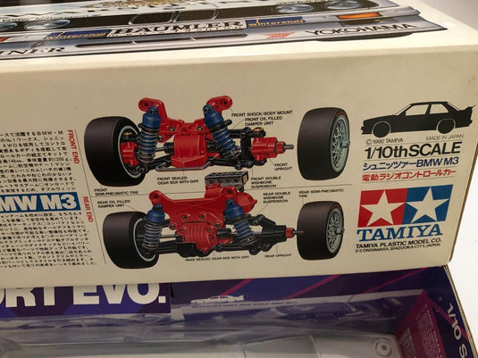 Used Tamiya 1/10 Schnitzer BMW M3 Sport Evo. TA01 Kit Unassembled Vintage 1992