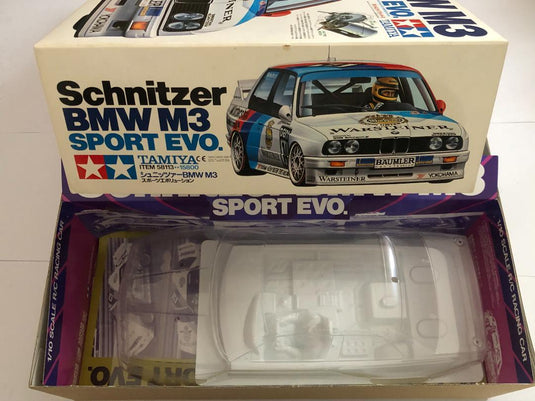 Used Tamiya 1/10 Schnitzer BMW M3 Sport Evo. TA01 Kit Unassembled Vintage 1992
