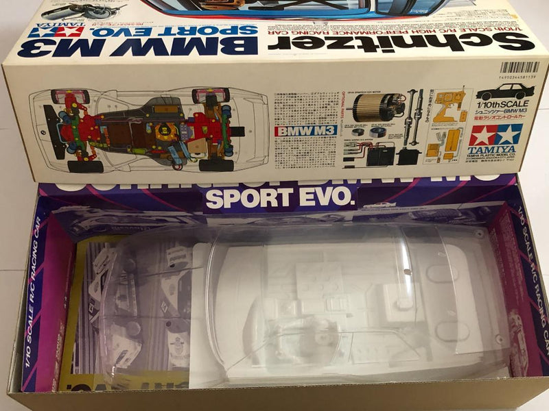 Load image into Gallery viewer, Used Tamiya 1/10 Schnitzer BMW M3 Sport Evo. TA01 Kit Unassembled Vintage 1992