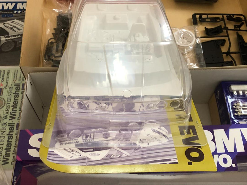 Load image into Gallery viewer, Used Tamiya 1/10 Schnitzer BMW M3 Sport Evo. TA01 Kit Unassembled Vintage 1992
