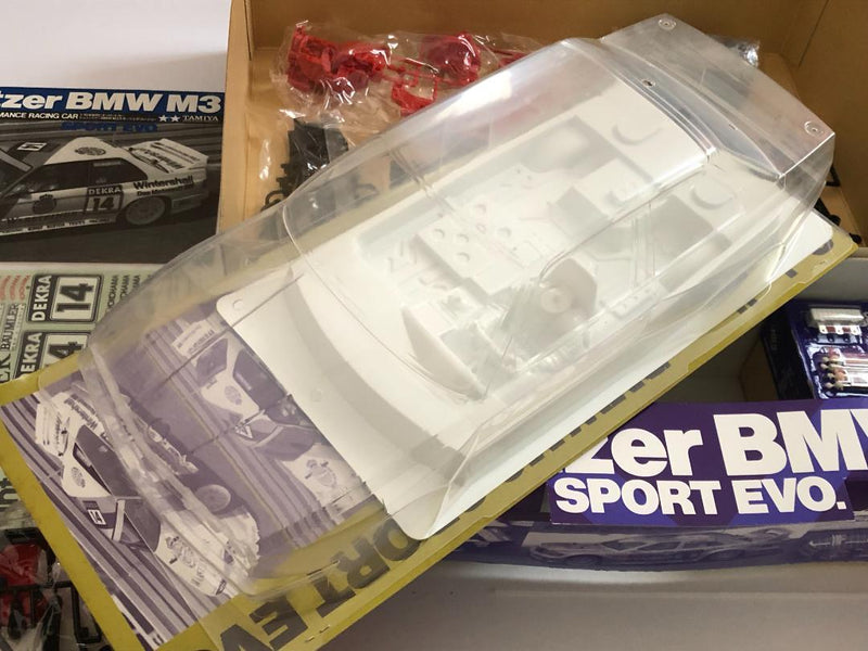 Load image into Gallery viewer, Used Tamiya 1/10 Schnitzer BMW M3 Sport Evo. TA01 Kit Unassembled Vintage 1992