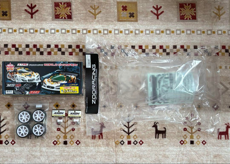 Chargez l'image dans la visionneuse de la galerie, Used YOKOMO Master Speed MS1.0 FWD Kit with Body and Tires New Unopened