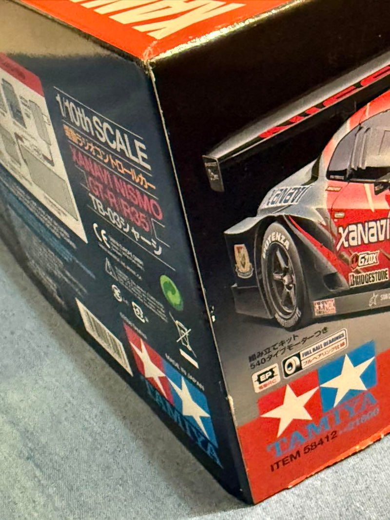 Chargez l'image dans la visionneuse de la galerie, Used Tamiya Xanavi Nismo GT-R R35 1/10 TB-03 Chassis RC Car Kit Unused