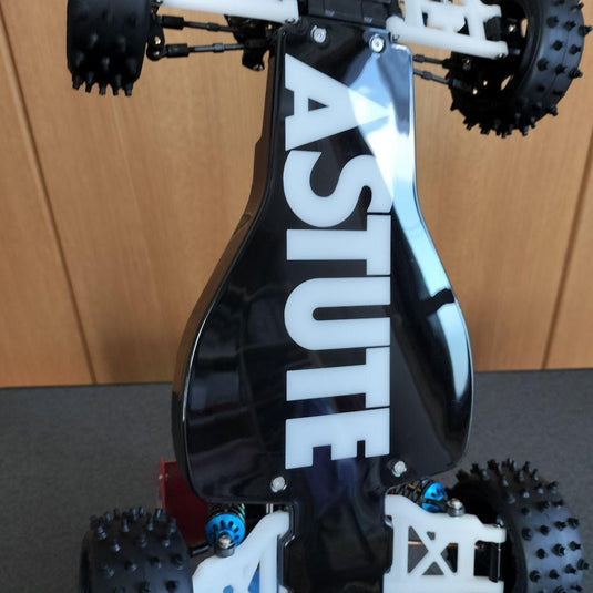Used Tamiya Super Astute Full Custom Unused with Electronics and Carbon Chassis
