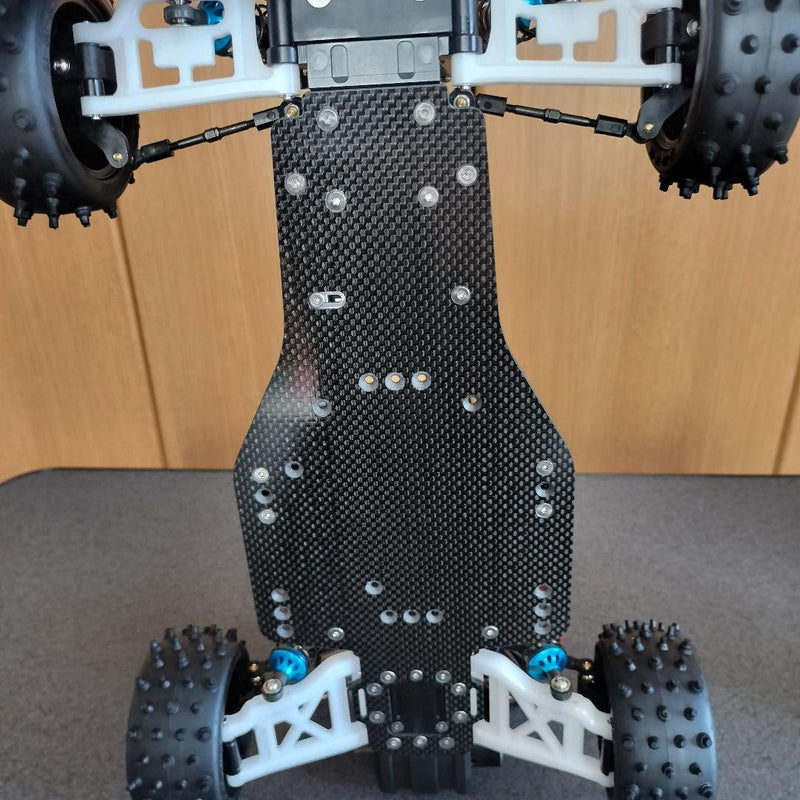 Chargez l'image dans la visionneuse de la galerie, Used Tamiya Super Astute Full Custom Unused with Electronics and Carbon Chassis