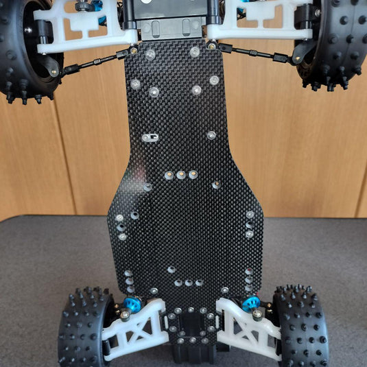 Used Tamiya Super Astute Full Custom Unused with Electronics and Carbon Chassis