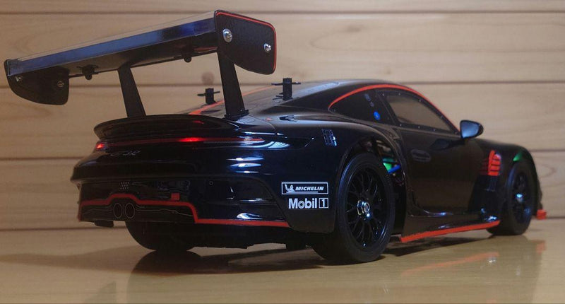 Load image into Gallery viewer, Used Tamiya Porsche 911 GT3 R 992 TT-02 Assembled Full Set with Sanwa MX-6 Unused