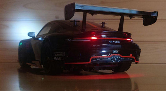 Used Tamiya Porsche 911 GT3 R 992 TT-02 Assembled Full Set with Sanwa MX-6 Unused