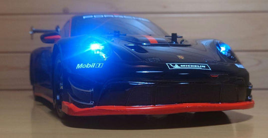 Used Tamiya Porsche 911 GT3 R 992 TT-02 Assembled Full Set with Sanwa MX-6 Unused