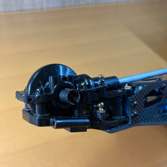 Used Tamiya DF-03 Carbon Conversion Chassis with Spare Gearbox