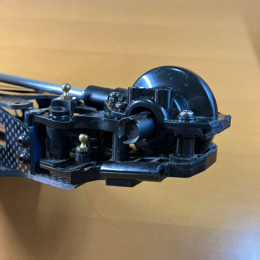 Used Tamiya DF-03 Carbon Conversion Chassis with Spare Gearbox